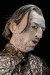 Sculpted buste in bronze of Jean-Marc Bustamante by Olivier Blanckart