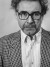 Blanckart selportrait as Jean-Luc Godard